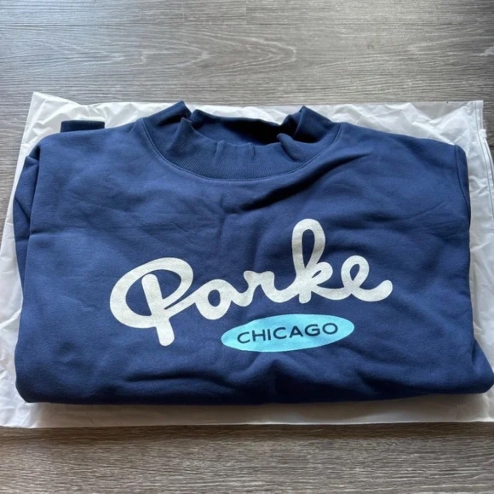 PARKE Chicago Signature Mockneck NWT